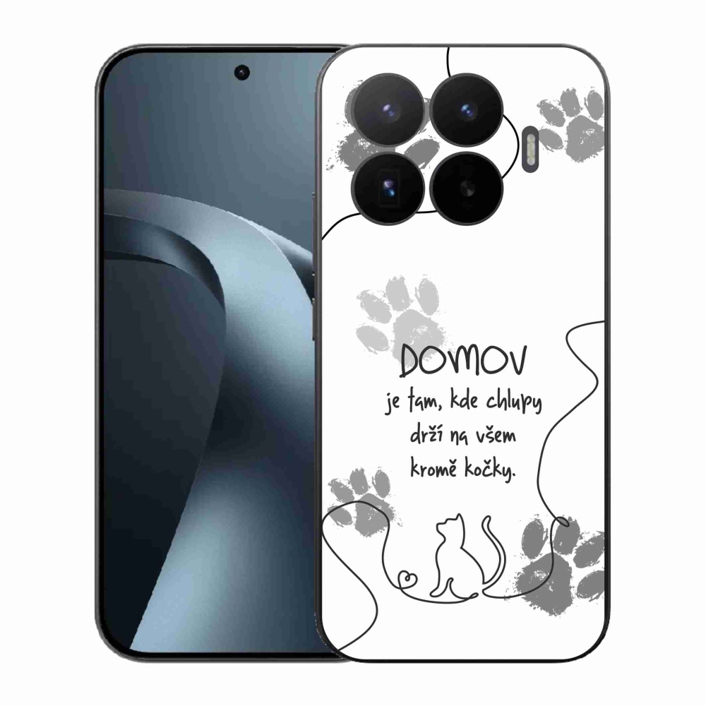 Gélový kryt mmCase na Xiaomi 17T - mačacie motív biele pozadie