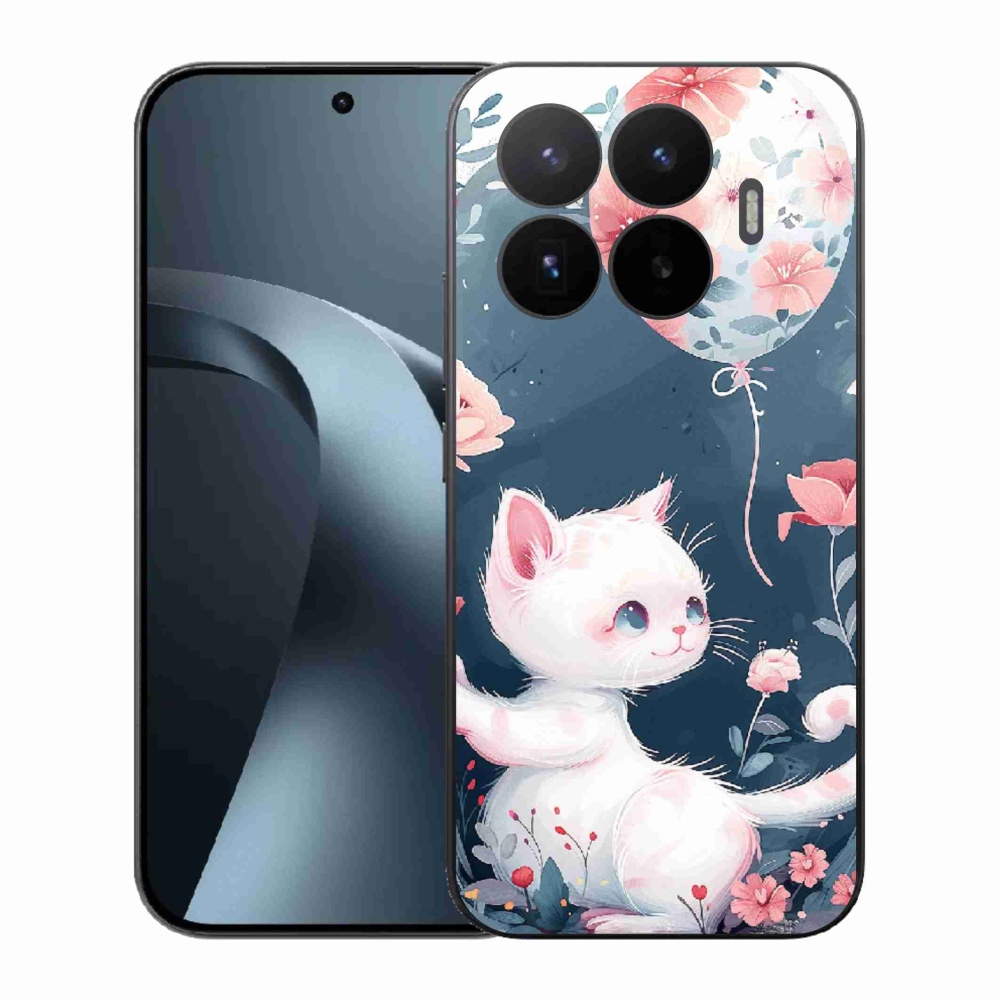 Gélový kryt mmCase na Xiaomi 17T - mačiatko s balónikom