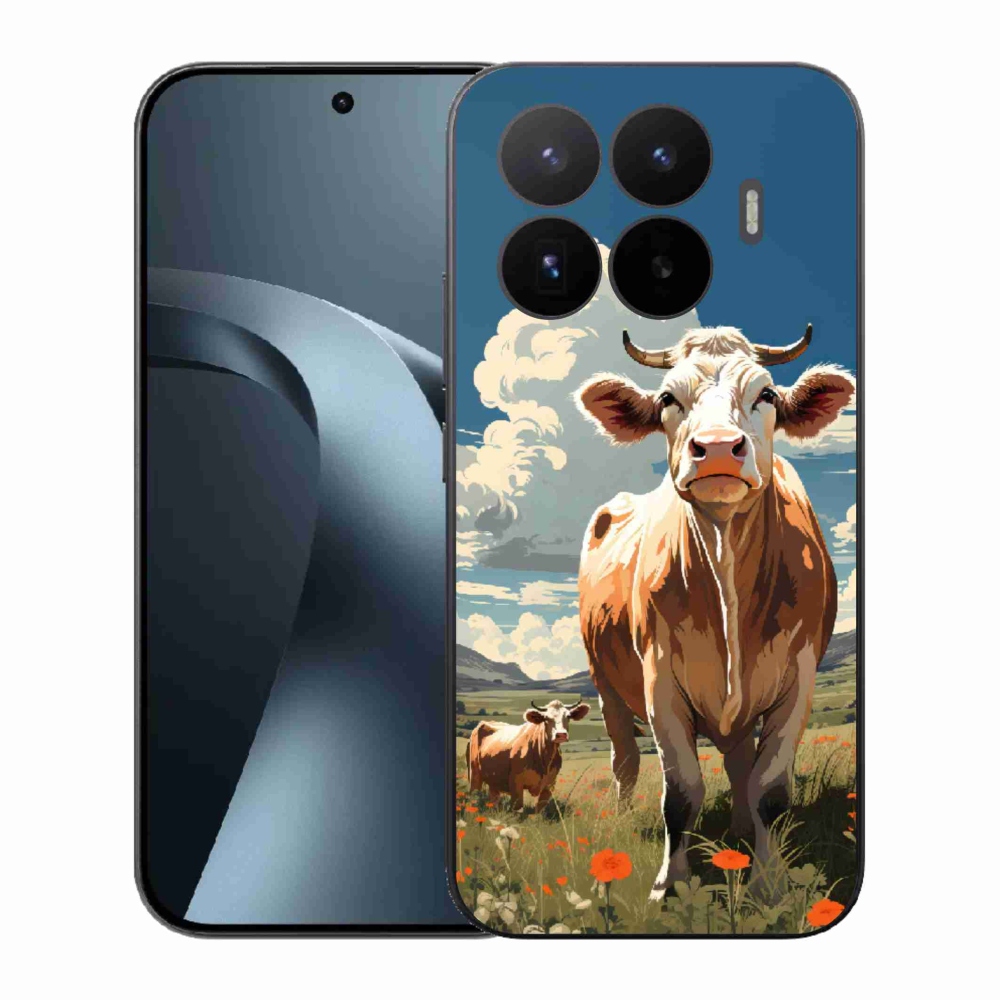 Gélový kryt mmCase na Xiaomi 17T - kravy na lúke