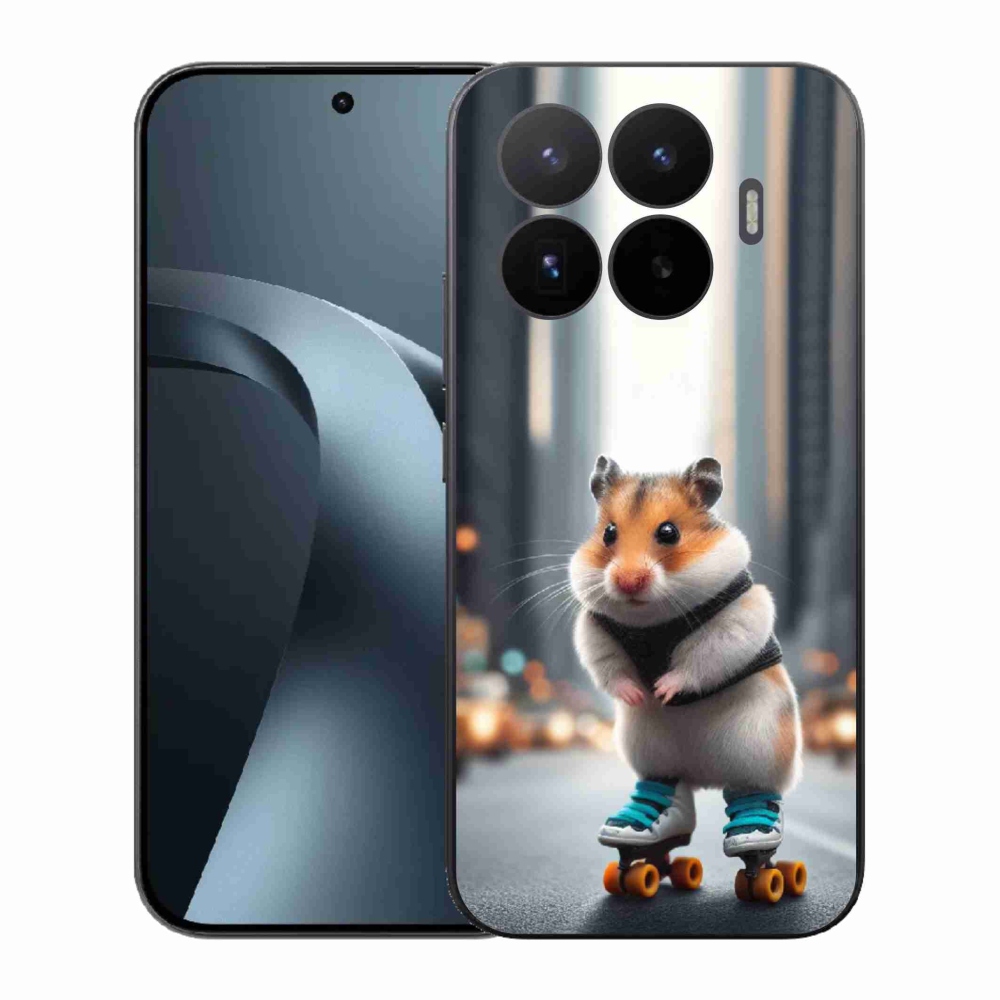 Gélový kryt mmCase na Xiaomi 17T - škrečok na korčuliach