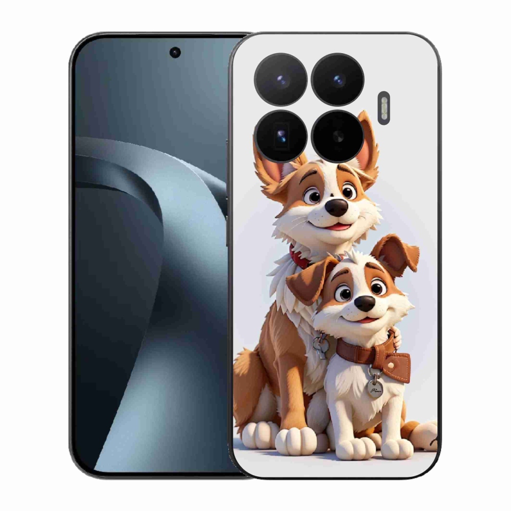 Gélový kryt mmCase na Xiaomi 17T - kreslenie psy