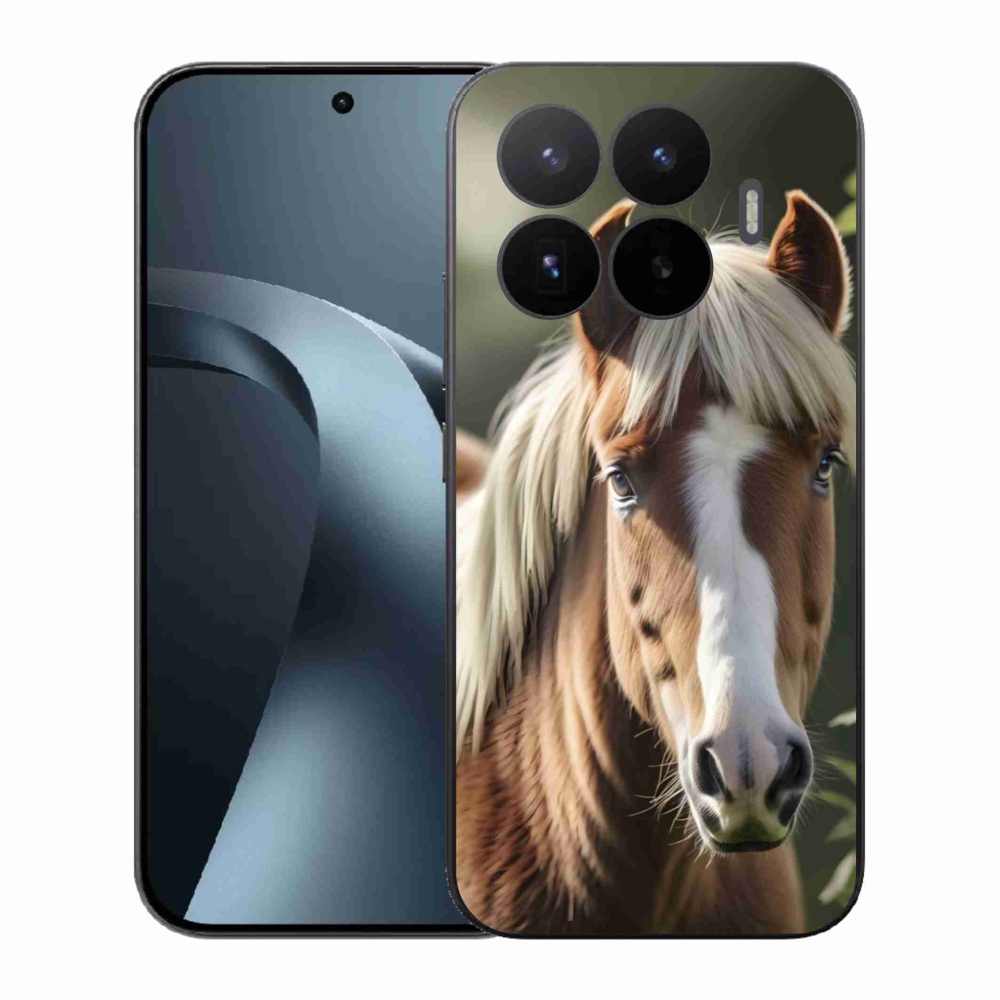 Gélový kryt mmCase na Xiaomi 17T - kôň so svetlou hrivou