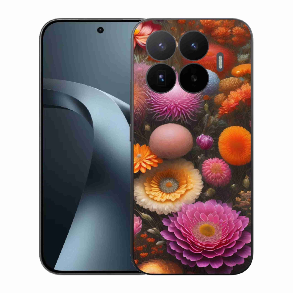 Gélový kryt mmCase na Xiaomi 17T - kvetinová kompozícia