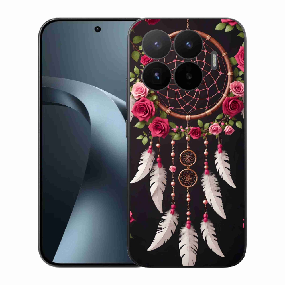Gélový kryt mmCase na Xiaomi 17T - lapač snov s ružami