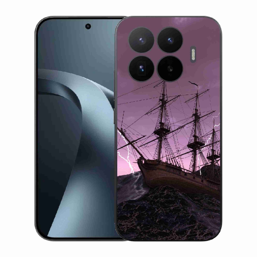 Gélový kryt mmCase na Xiaomi 17T - loď v búrke