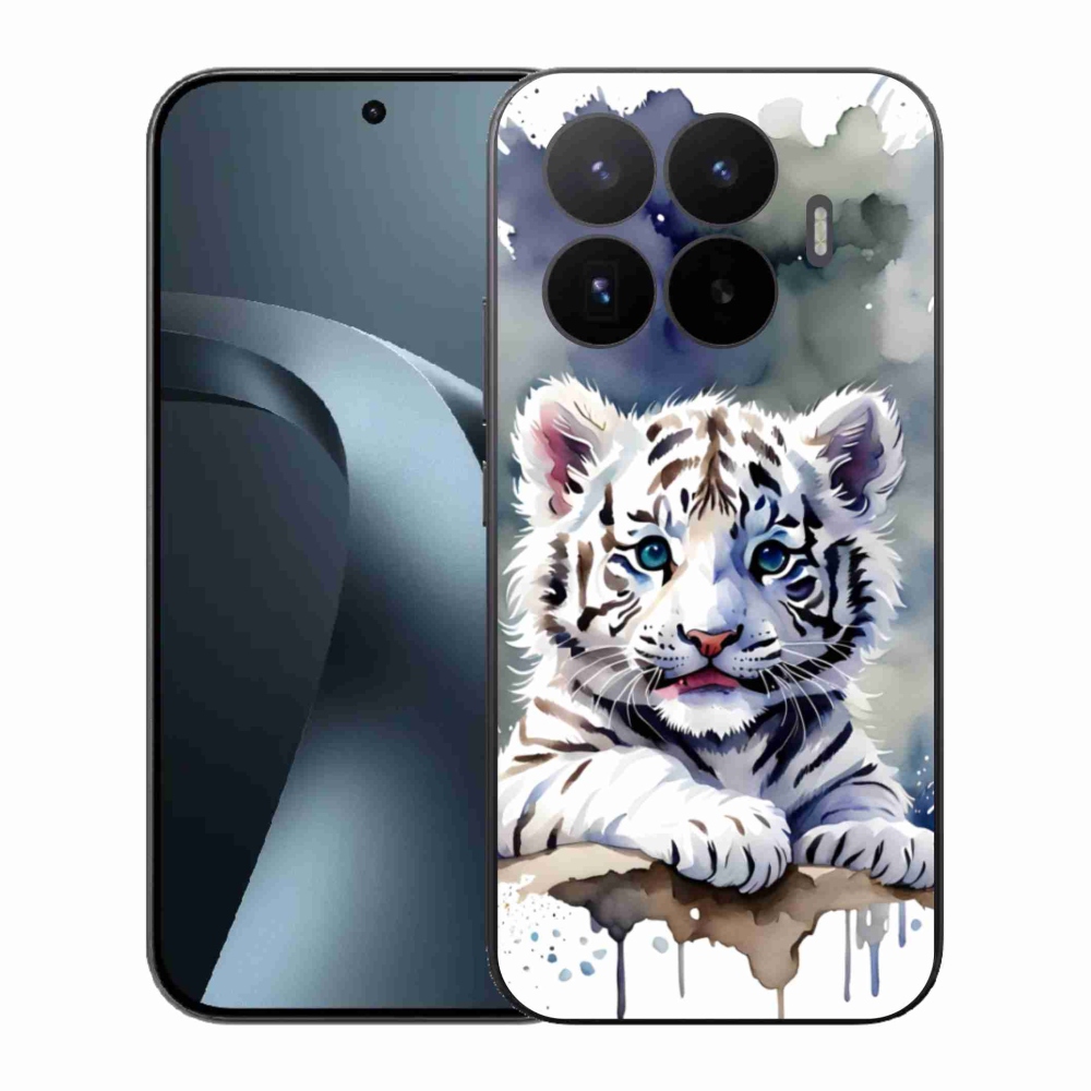 Gélový kryt mmCase na Xiaomi 17T - mláďa bieleho tigra
