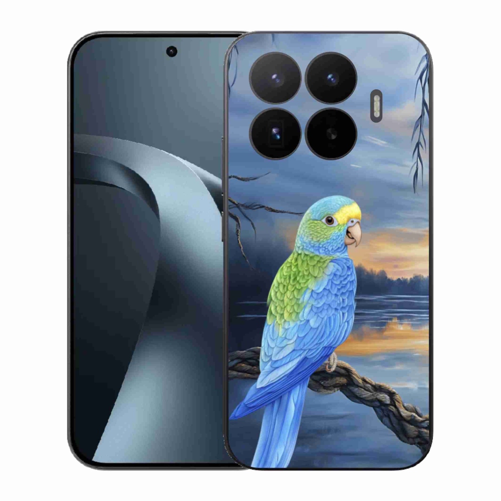 Gélový kryt mmCase na Xiaomi 17T - modrý papagáj