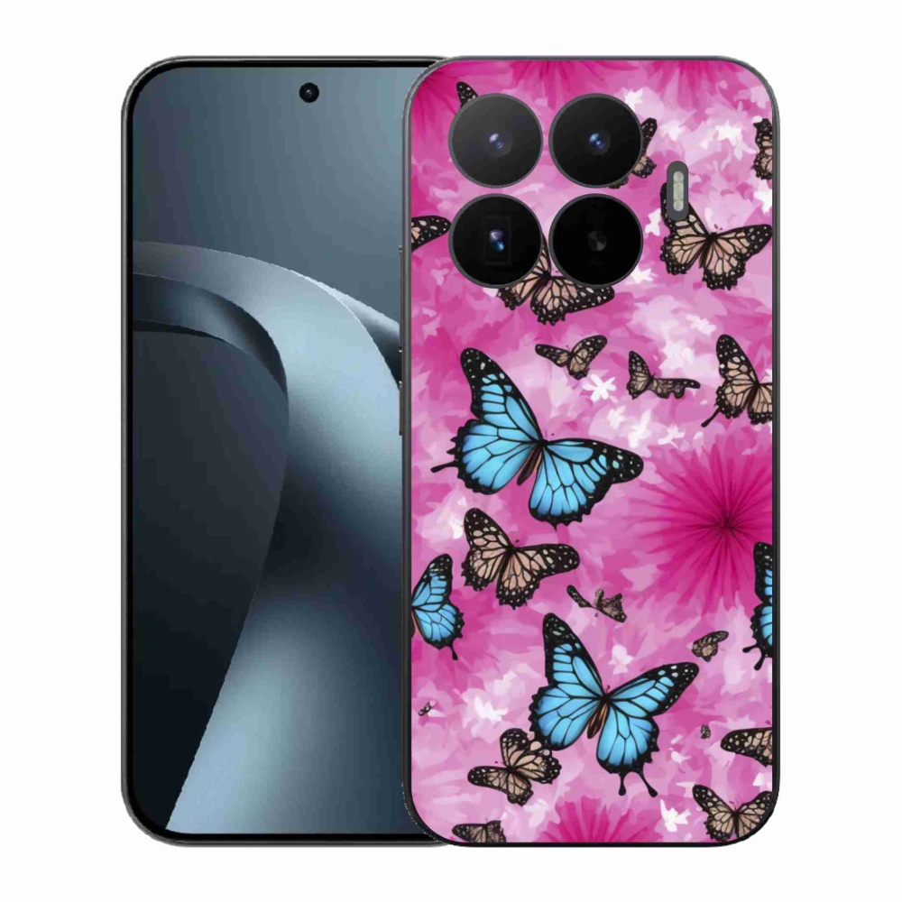 Gélový kryt mmCase na Xiaomi 17T - motýlia záhrada
