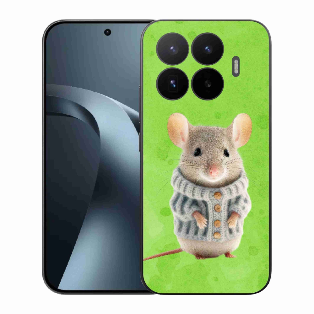 Gélový kryt mmCase na Xiaomi 17T - myška vo svetri