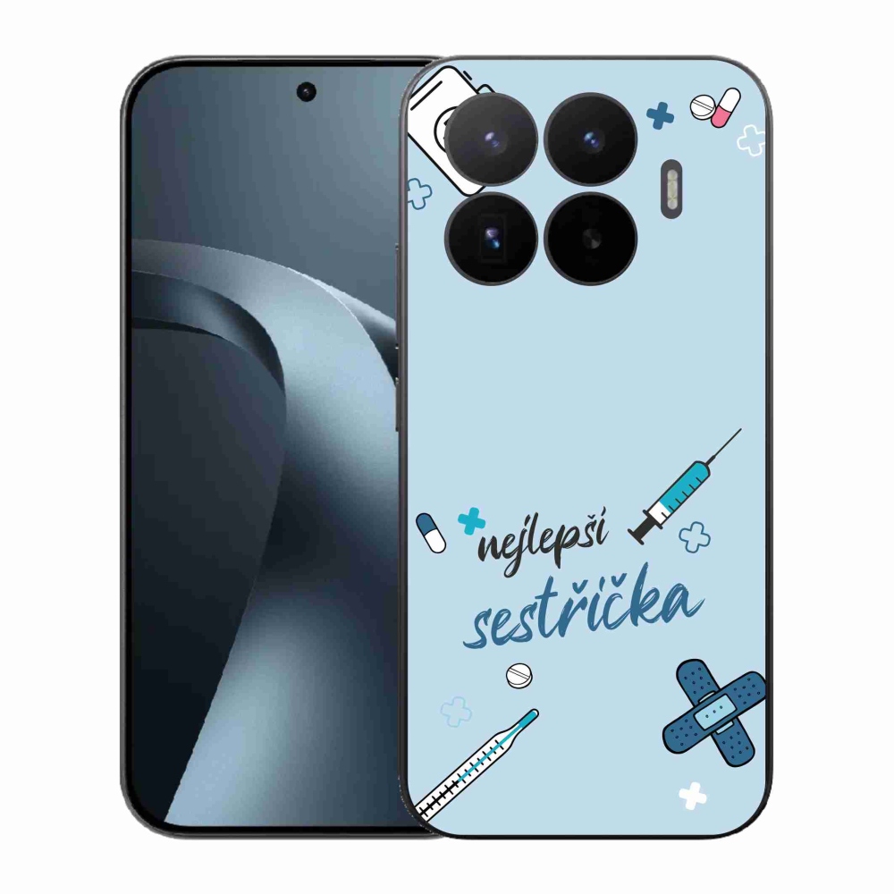 Gélový kryt mmCase na Xiaomi 17T - najlepšia sestrička modré pozadie
