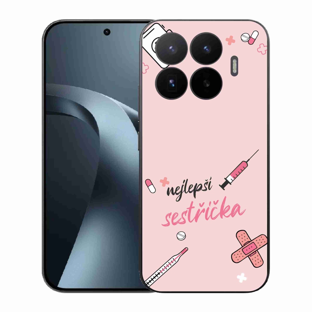Gélový kryt mmCase na Xiaomi 17T - najlepšia sestrička ružové pozadie