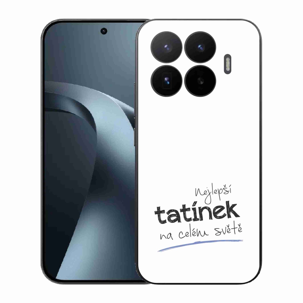 Gélový kryt mmCase na Xiaomi 17T - najlepší otecko 4 biele pozadie