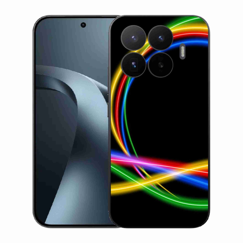 Gélový kryt mmCase na Xiaomi 17T - neónové kruhy
