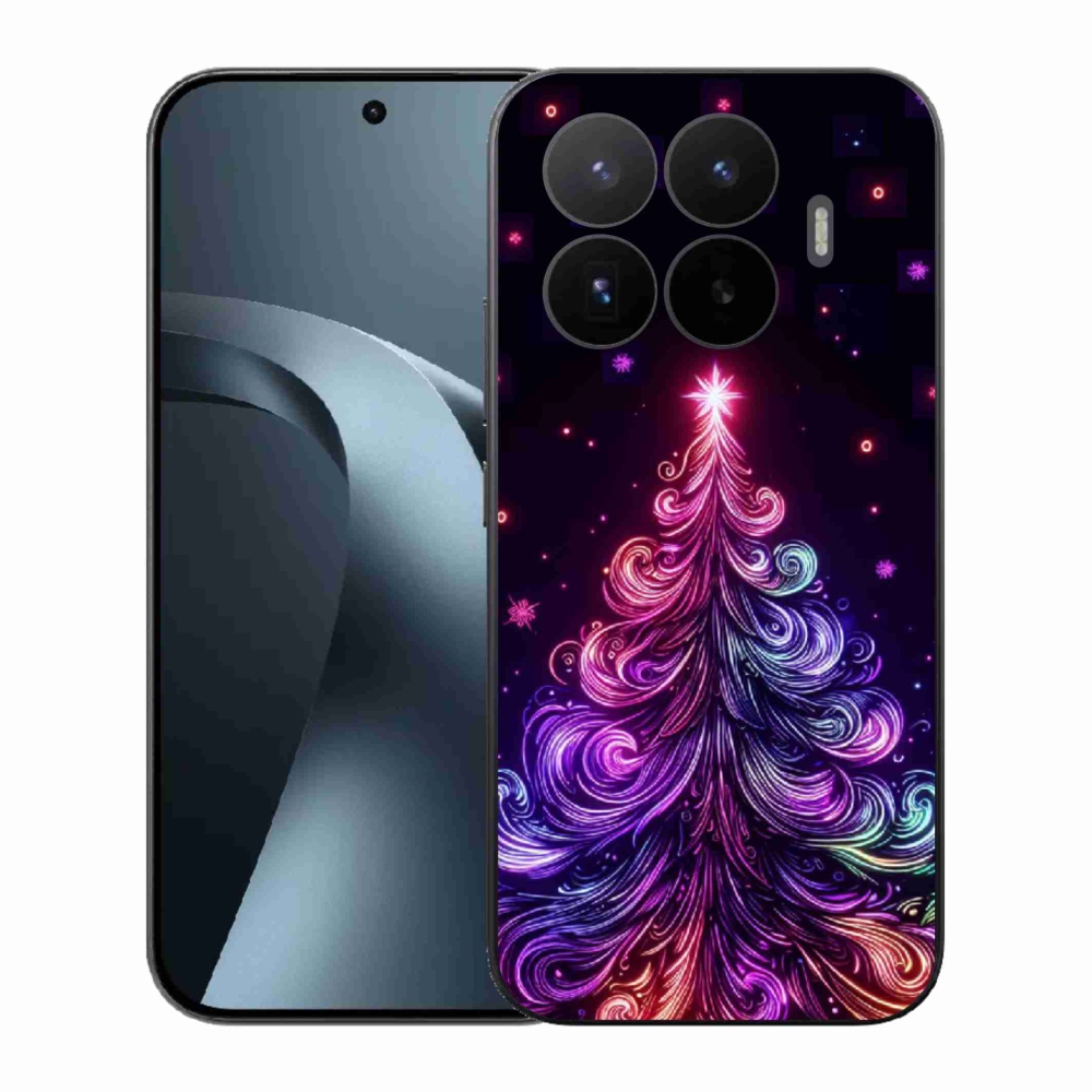 Gélový kryt mmCase na Xiaomi 17T - neónový vianočný stromček 1