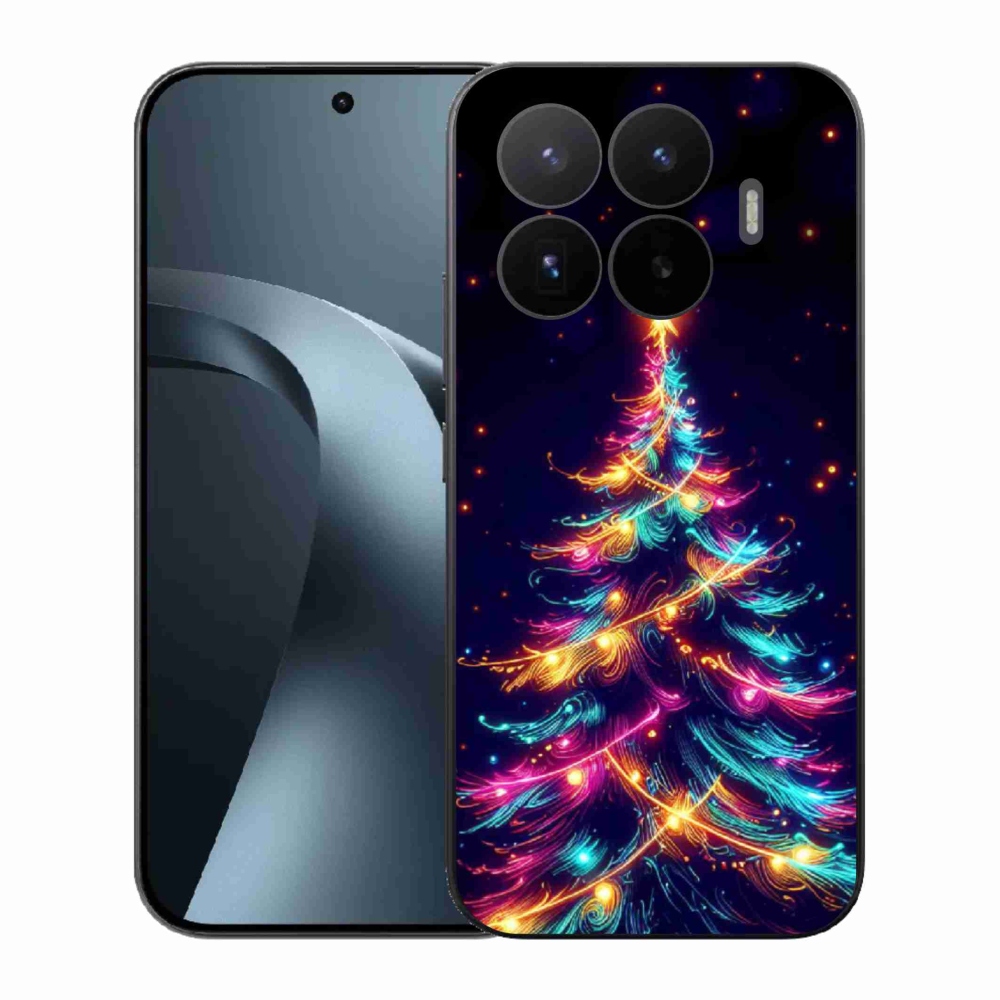 Gélový kryt mmCase na Xiaomi 17T - neónový vianočný stromček