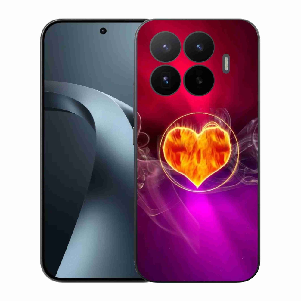 Gélový kryt mmCase na Xiaomi 17T - ohnivé srdce
