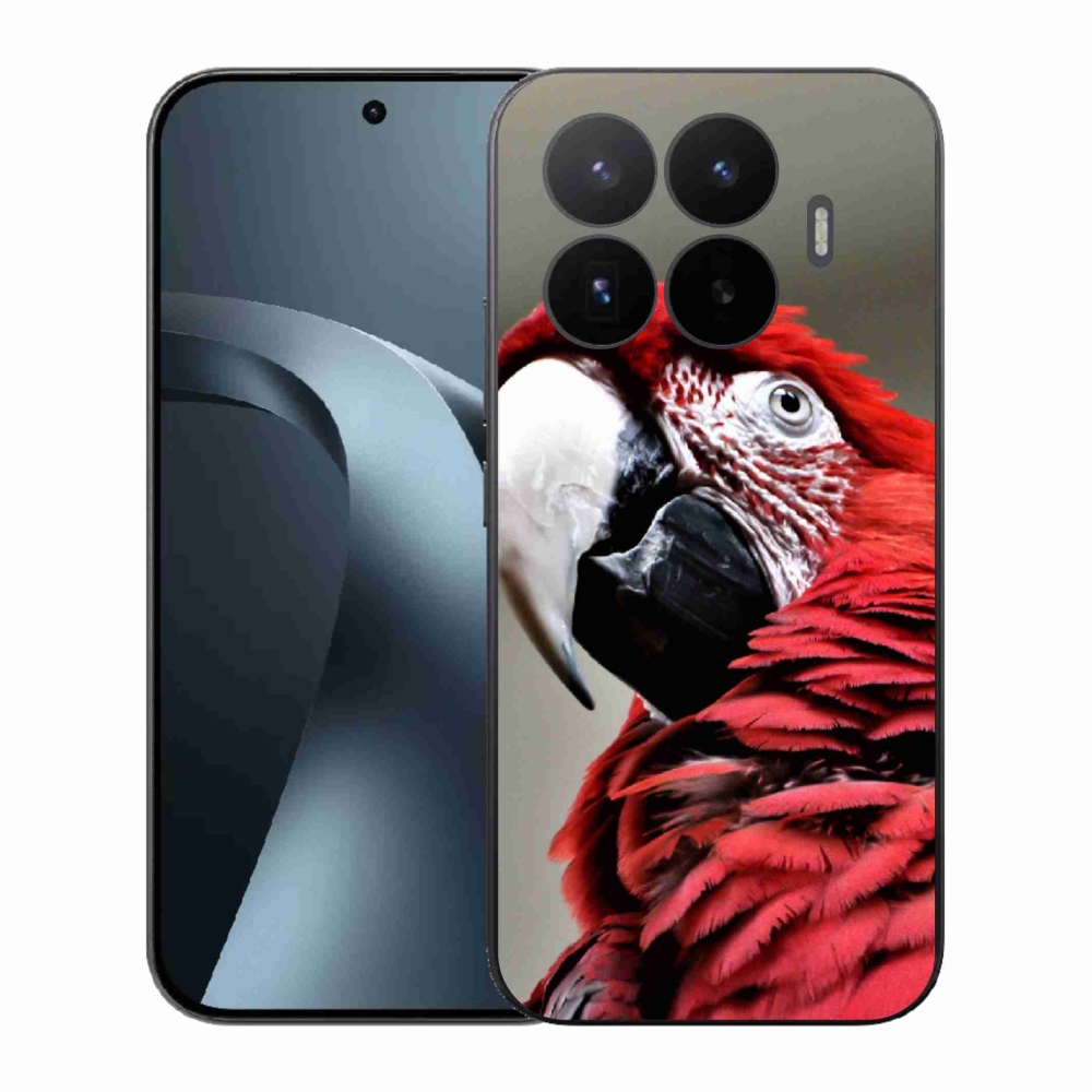 Gélový kryt mmCase na Xiaomi 17T - papagáj ara červený