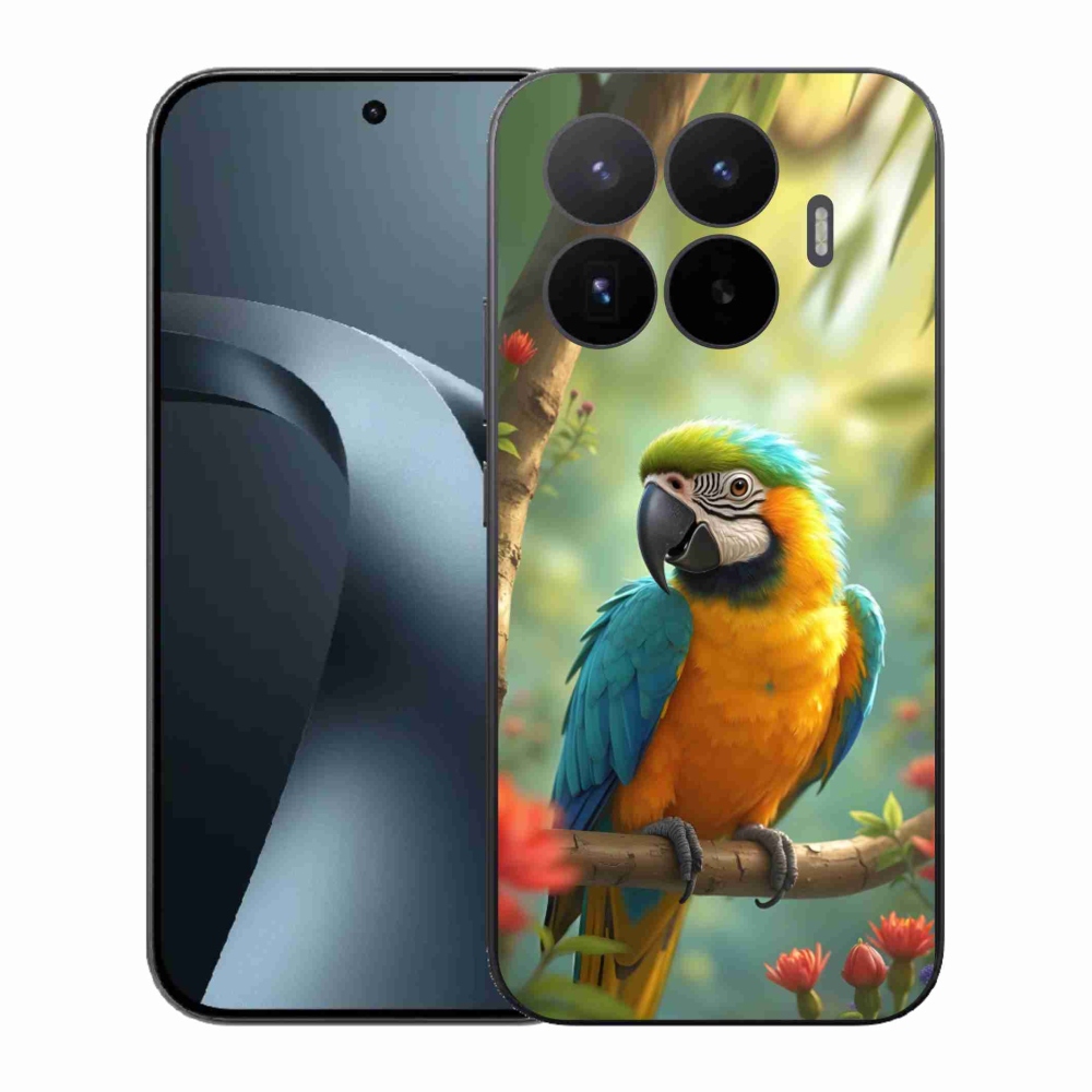 Gélový kryt mmCase na Xiaomi 17T - papagáj ara modrožltá