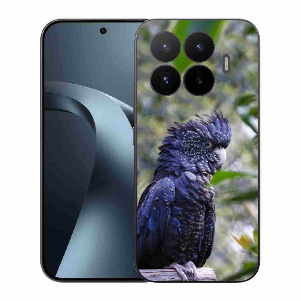 Gélový kryt mmCase na Xiaomi 17T - papagáj kakadu čierny