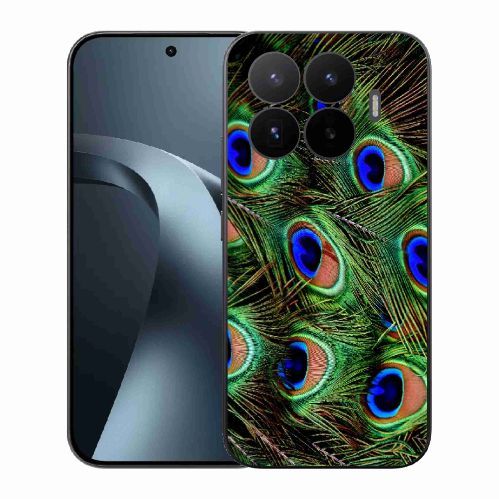Gélový kryt mmCase na Xiaomi 17T - pávie perie