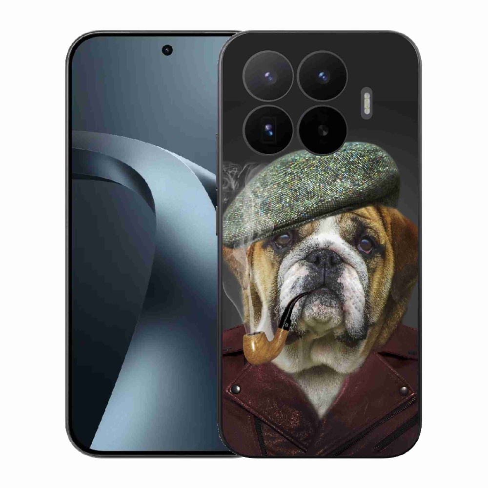 Gélový kryt mmCase na Xiaomi 17T - pes s fajkou