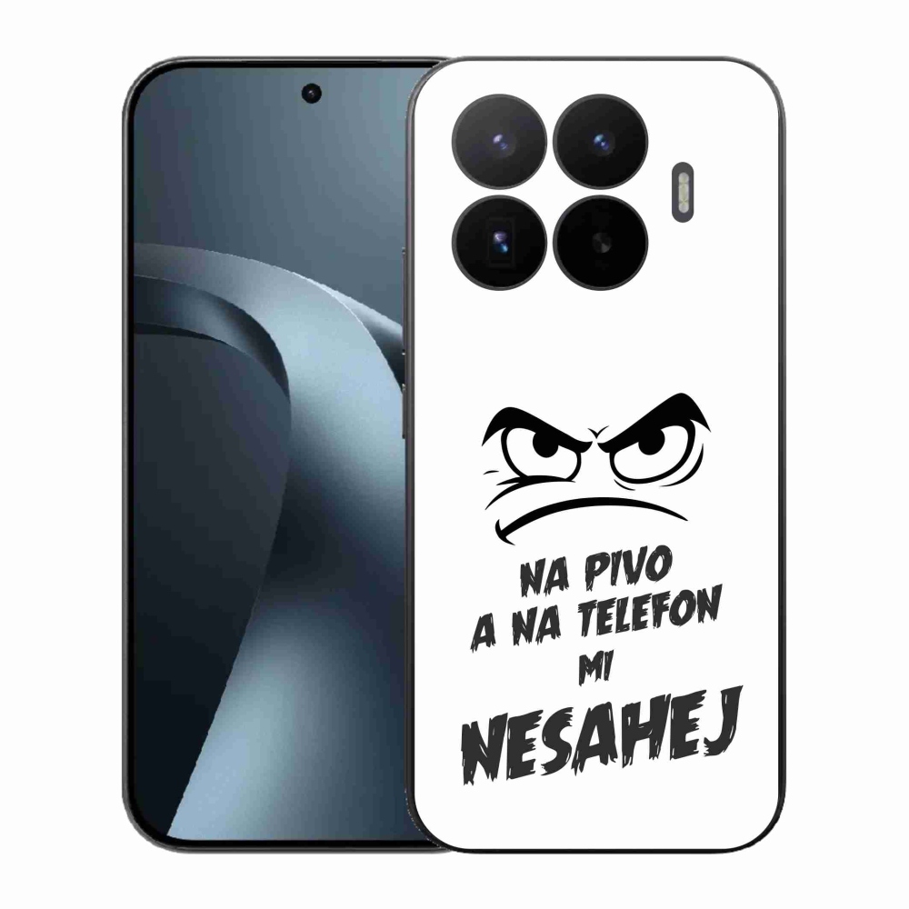 Gélový kryt mmCase na Xiaomi 17T - pivný motív 2 biele pozadie