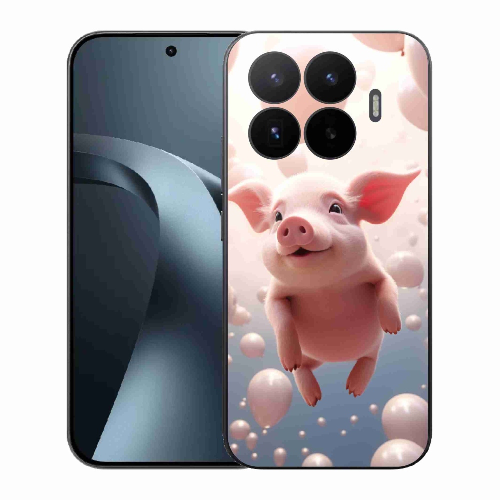 Gélový kryt mmCase na Xiaomi 17T - prasiatko s balónikmi