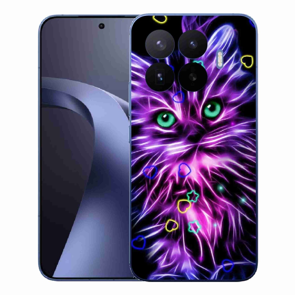 Gélový kryt mmCase na Xiaomi 17T Pro - abstraktná mačka