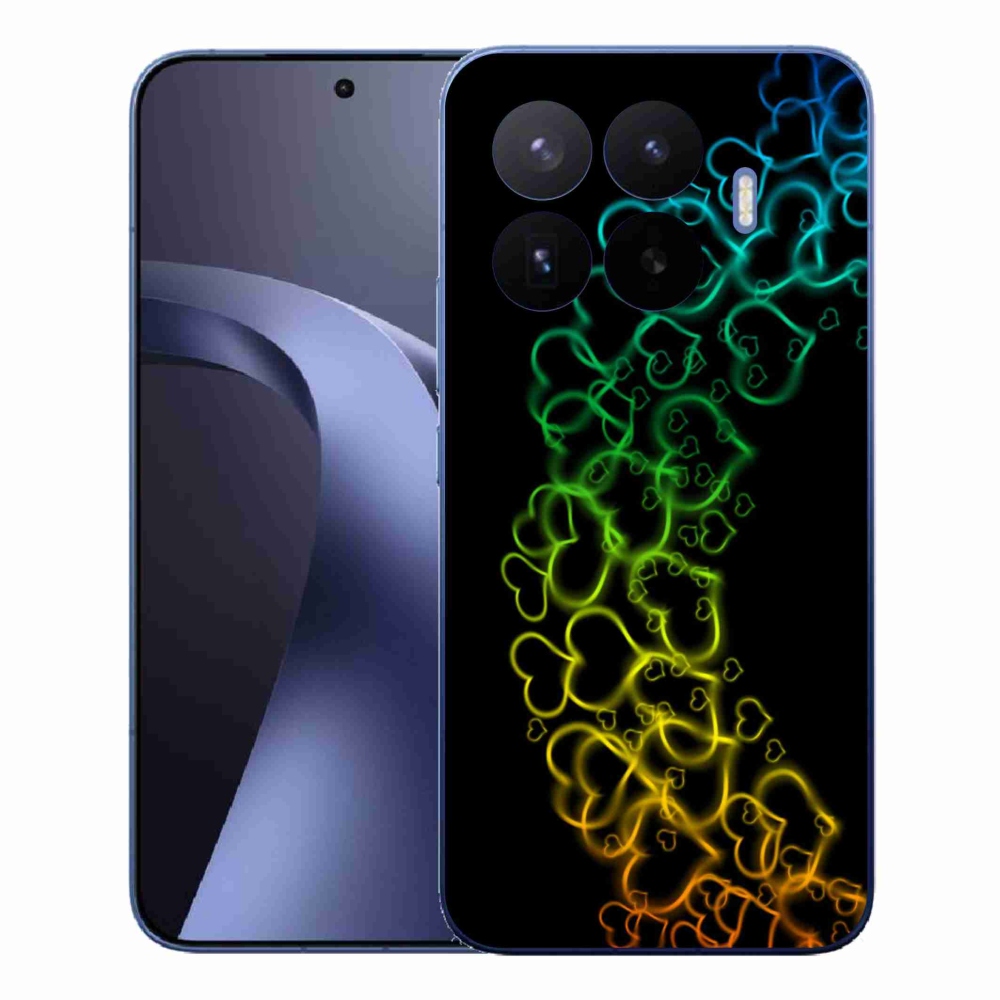 Gélový kryt mmCase na Xiaomi 17T Pro - farebné srdiečka