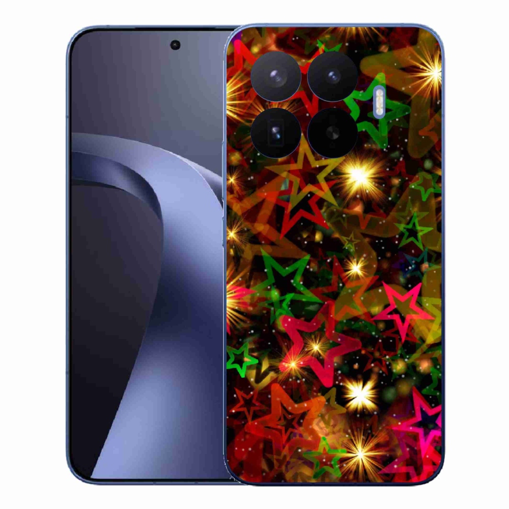 Gélový kryt mmCase na Xiaomi 17T Pro - farebné hviezdičky