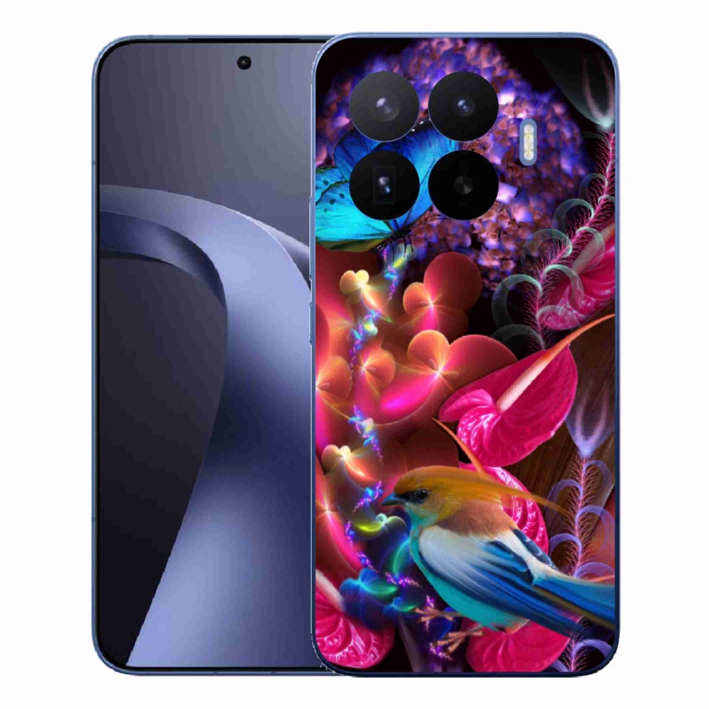 Gélový kryt mmCase na Xiaomi 17T Pro - farebné kvety