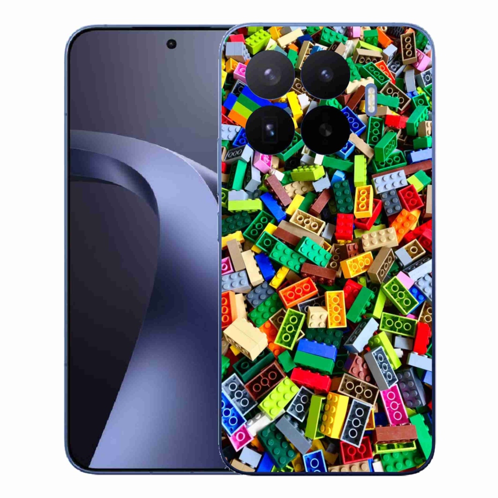 Gélový kryt mmCase na Xiaomi 17T Pro - farebné stavebné kocky