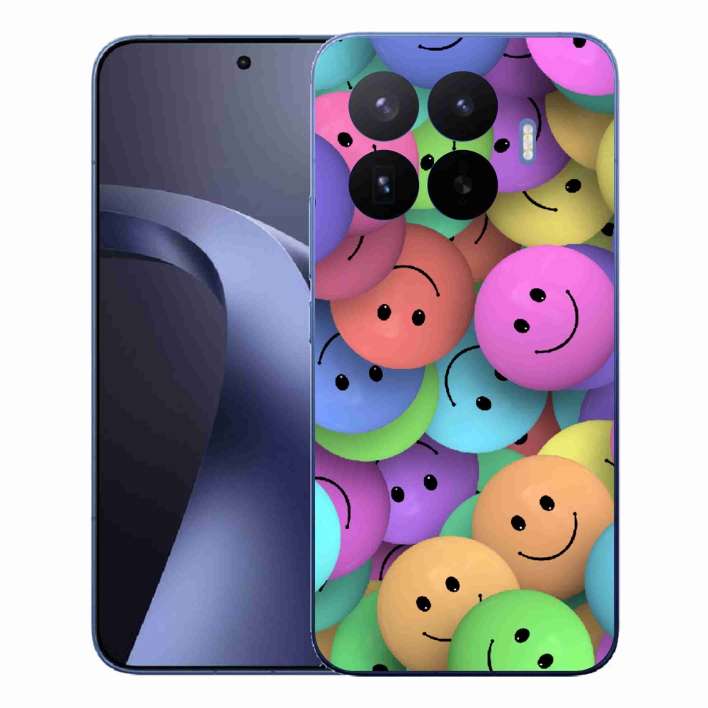 Gélový kryt mmCase na Xiaomi 17T Pro - farební smajlíci