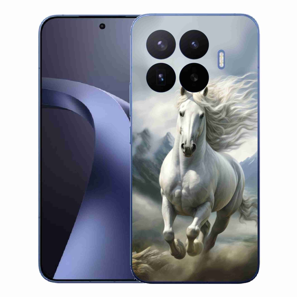 Gélový kryt mmCase na Xiaomi 17T Pro - bežiaci biely kôň 3