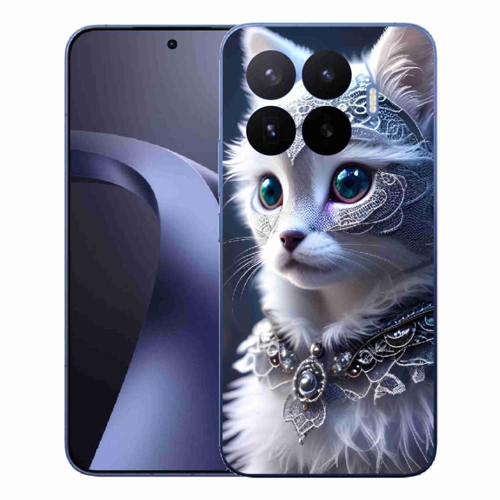 Gélový kryt mmCase na Xiaomi 17T Pro - biela mačka