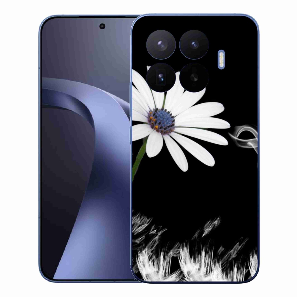 Gélový kryt mmCase na Xiaomi 17T Pro - biely kvet