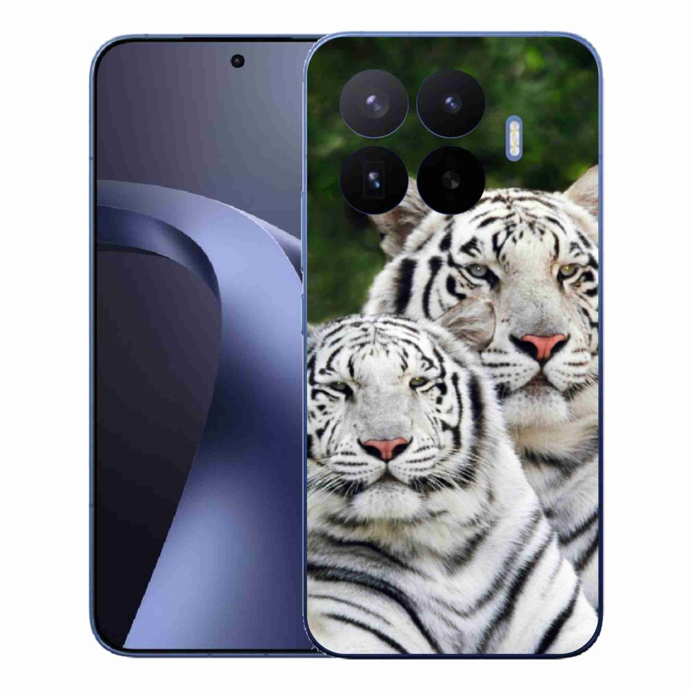 Gélový kryt mmCase na Xiaomi 17T Pro - bieli tigre