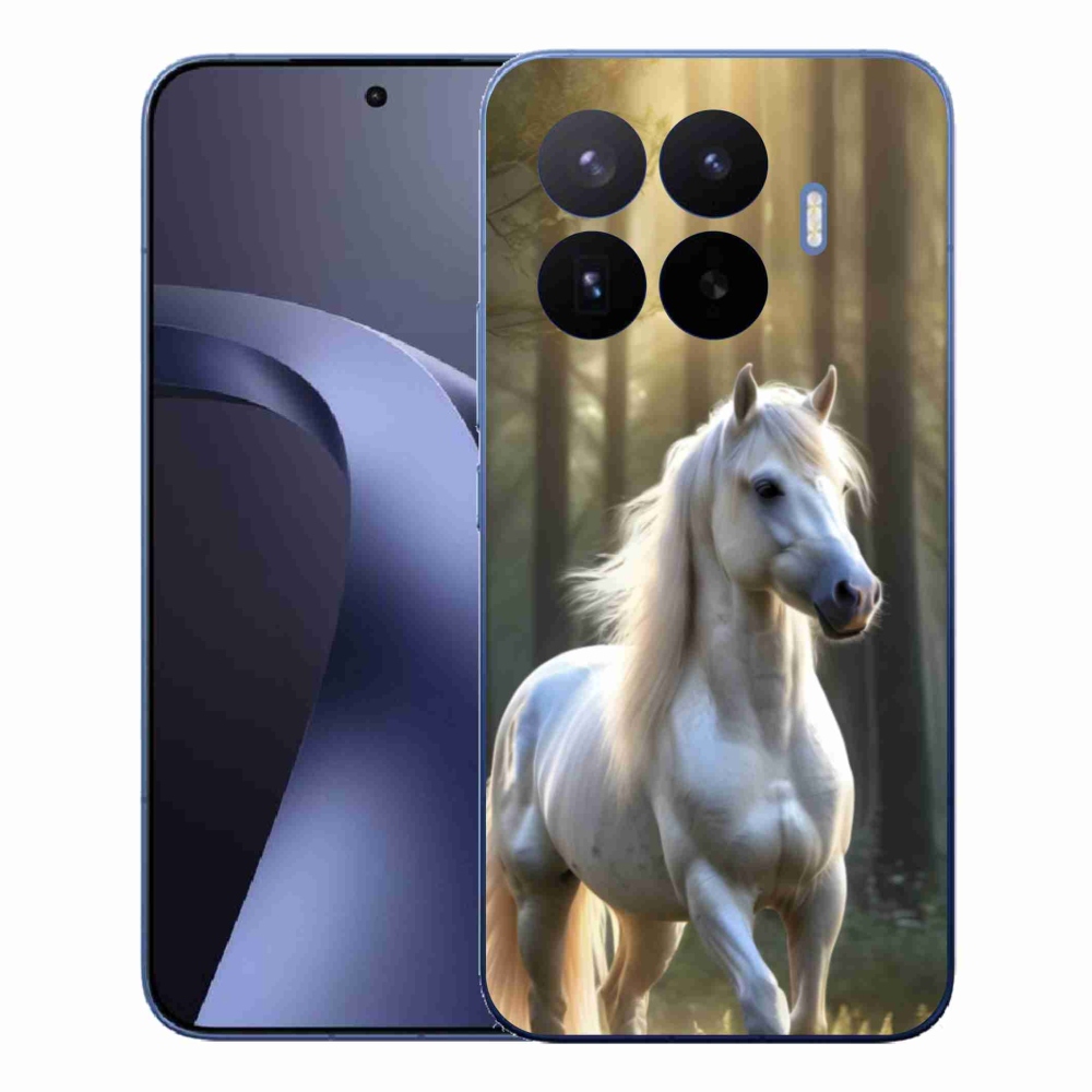Gélový kryt mmCase na Xiaomi 17T Pro - biely kôň 3