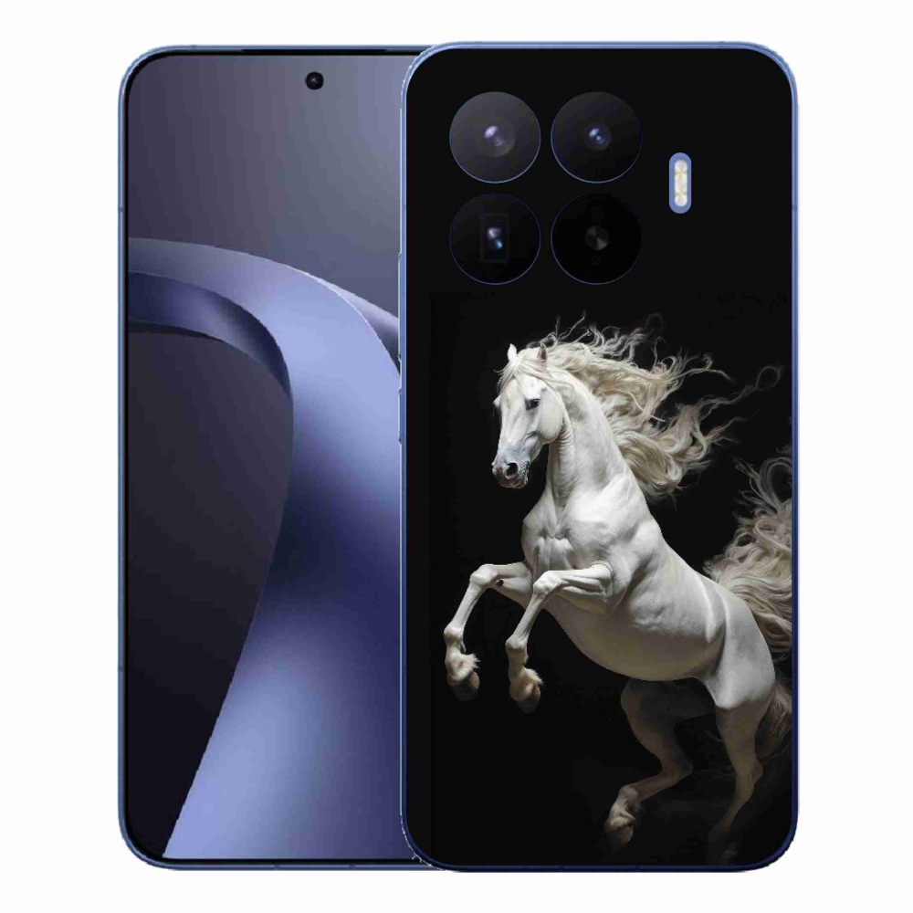 Gélový kryt mmCase na Xiaomi 17T Pro - biely kôň 4