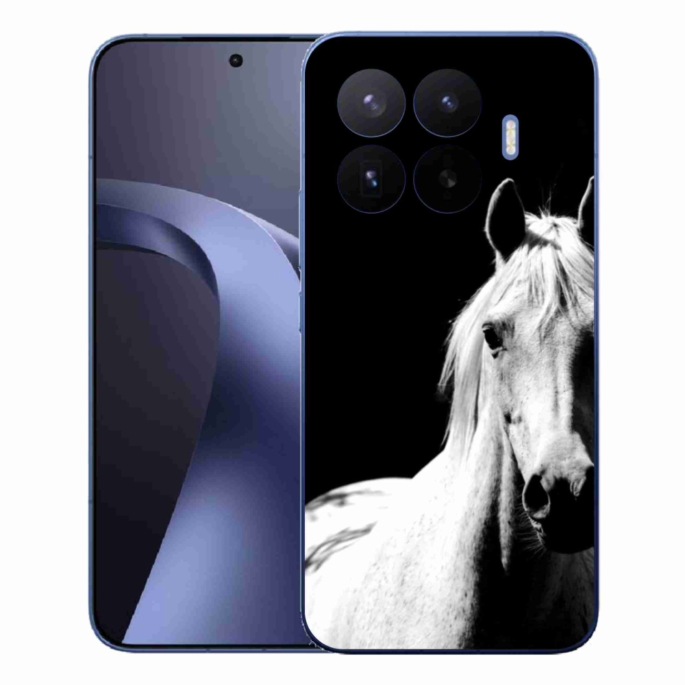 Gélový kryt mmCase na Xiaomi 17T Pro - biely kôň 5