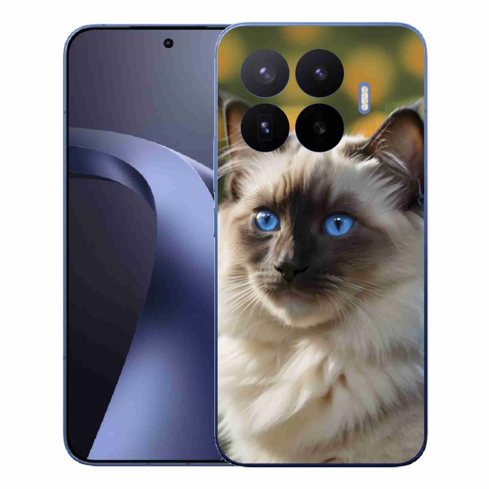 Gélový kryt mmCase na Xiaomi 17T Pro - biely ragdoll