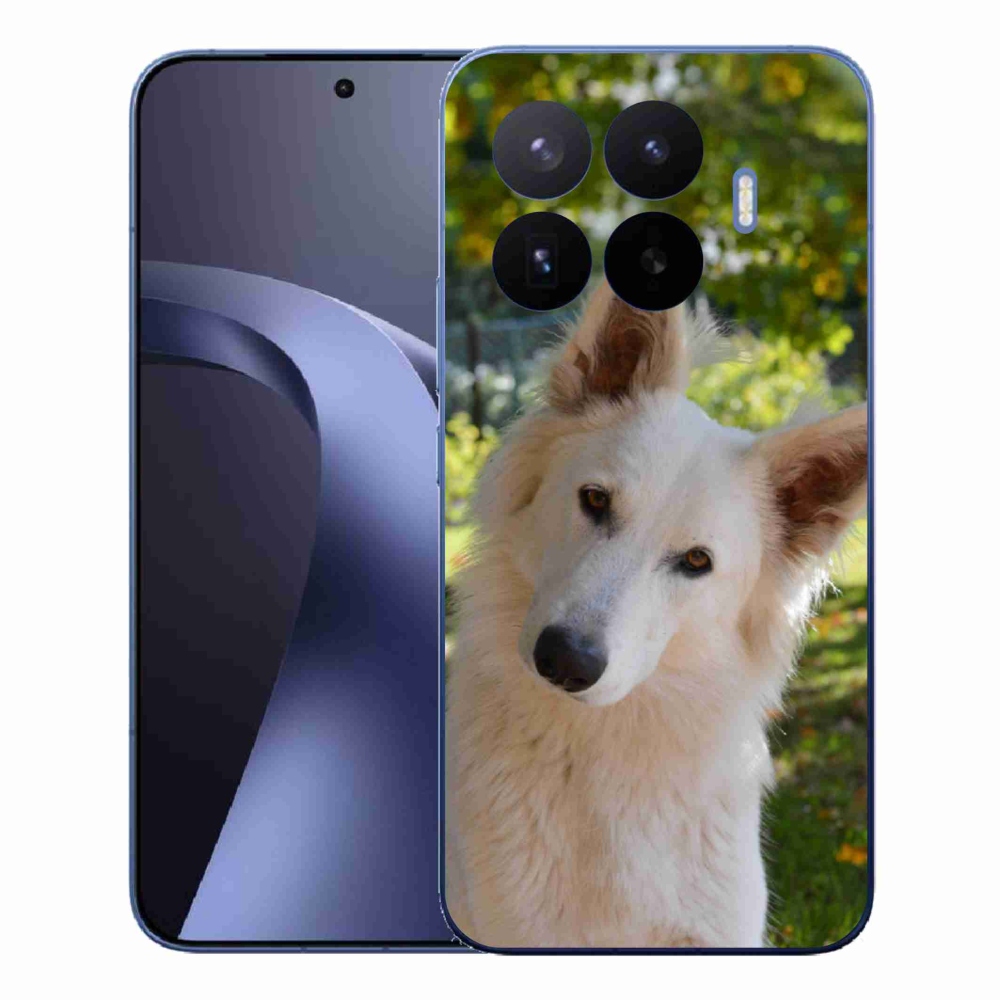 Gélový kryt mmCase na Xiaomi 17T Pro - biely švajčiarsky ovčiak 1