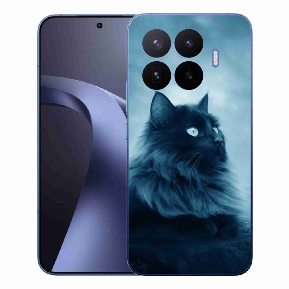 Gélový kryt mmCase na Xiaomi 17T Pro - čierna mačka 1