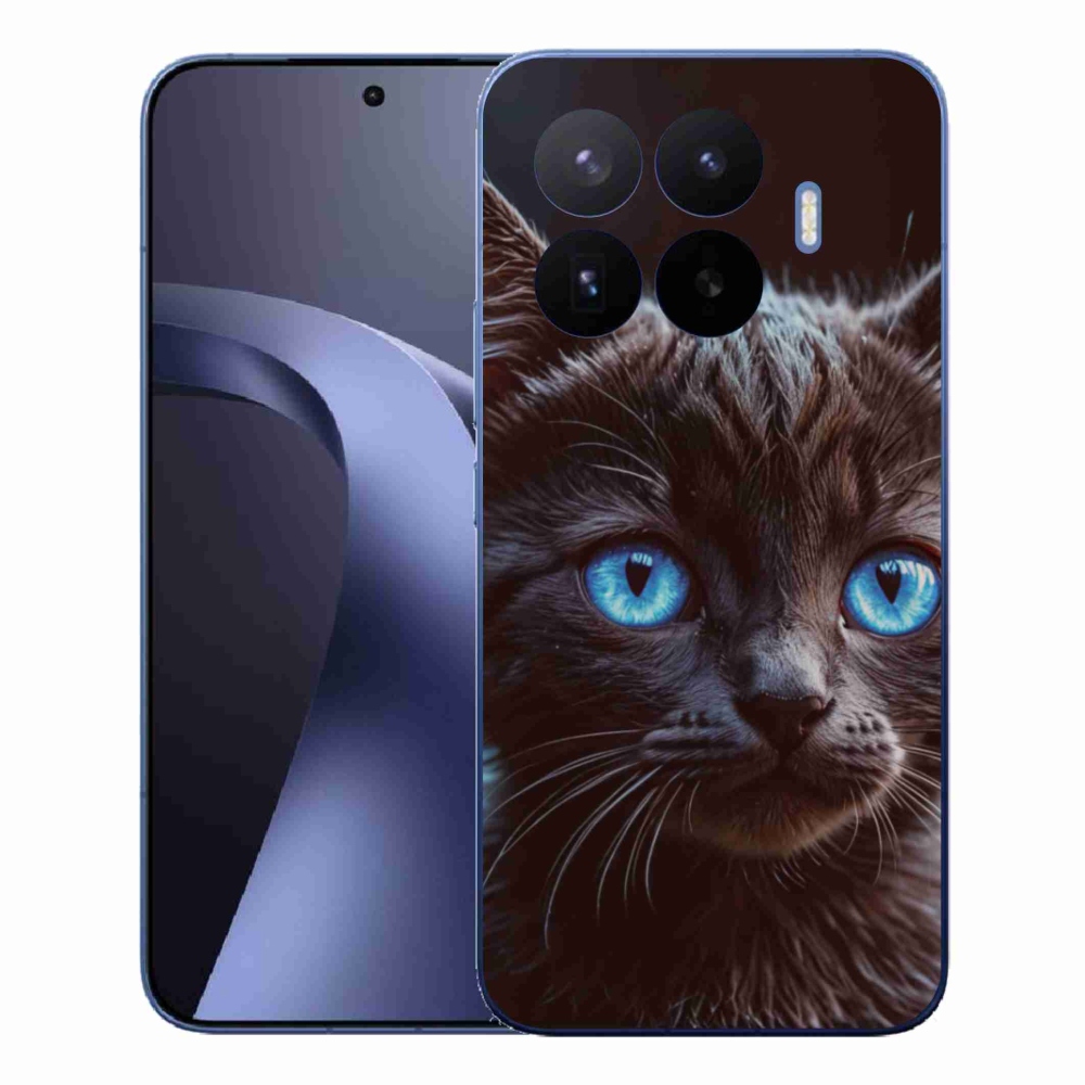 Gélový kryt mmCase na Xiaomi 17T Pro - čierne mačiatko 2