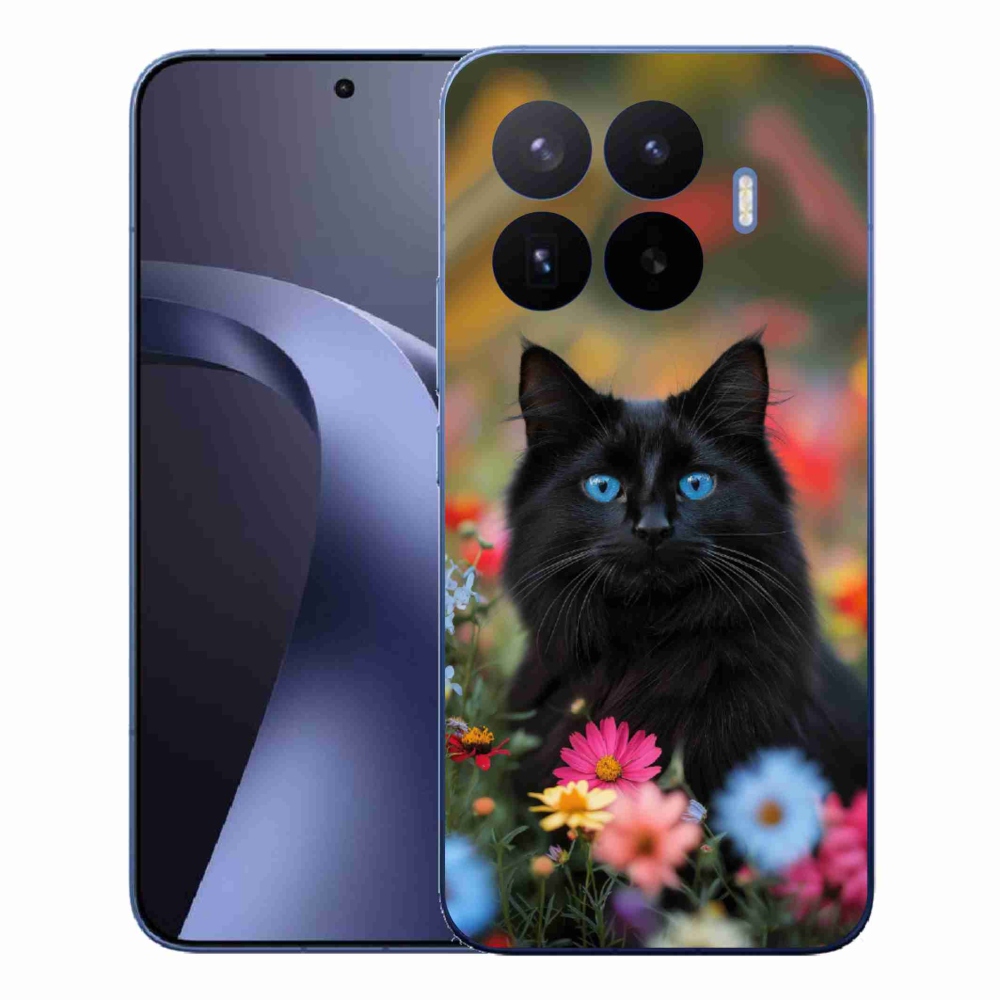 Gélový kryt mmCase na Xiaomi 17T Pro - čierne mačiatko 4