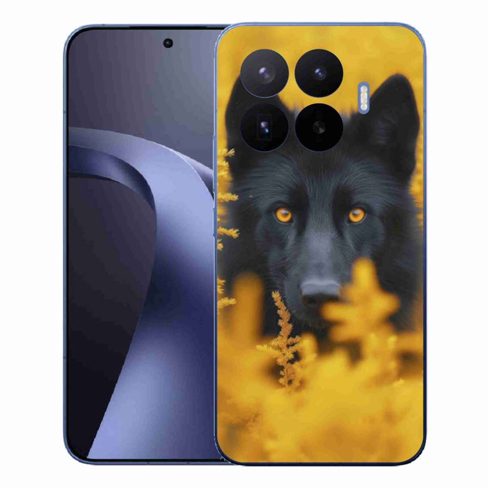 Gélový kryt mmCase na Xiaomi 17T Pro - čierny vlk 2