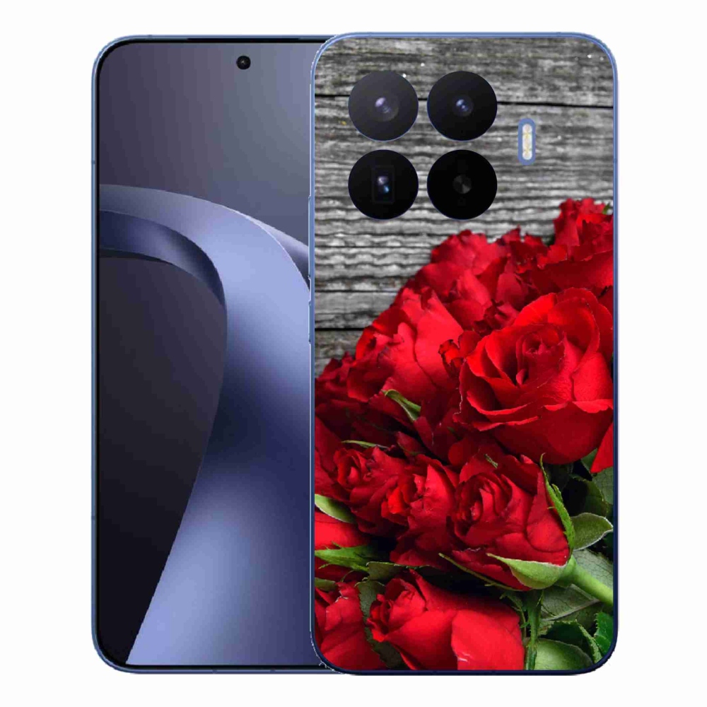 Gélový kryt mmCase na Xiaomi 17T Pro - červené ruže