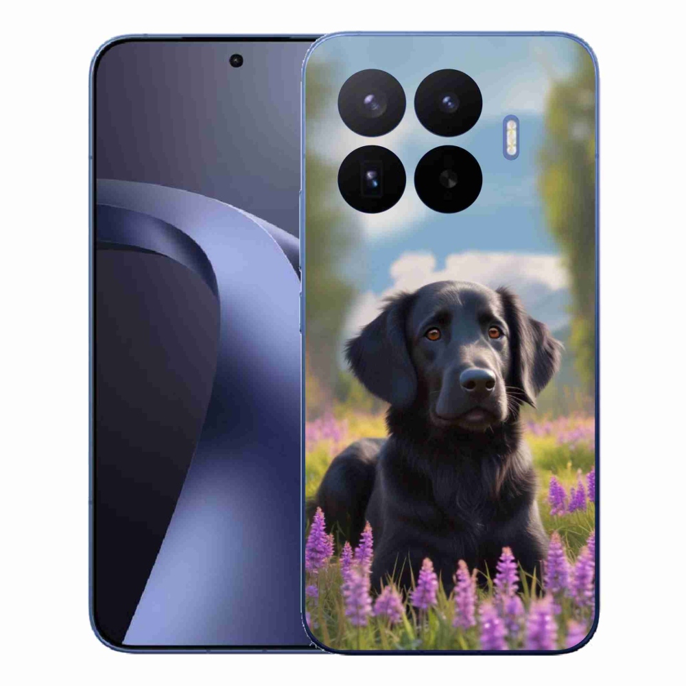 Gélový kryt mmCase na Xiaomi 17T Pro - elegantný čierny retriever