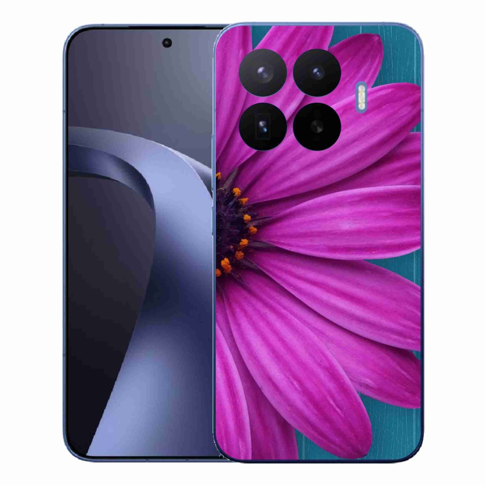 Gélový kryt mmCase na Xiaomi 17T Pro - fialová margaréta