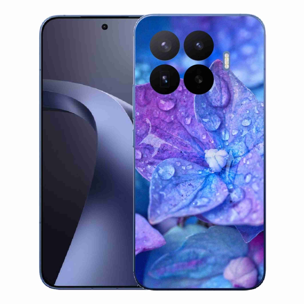 Gélový kryt mmCase na Xiaomi 17T Pro - fialový kvet